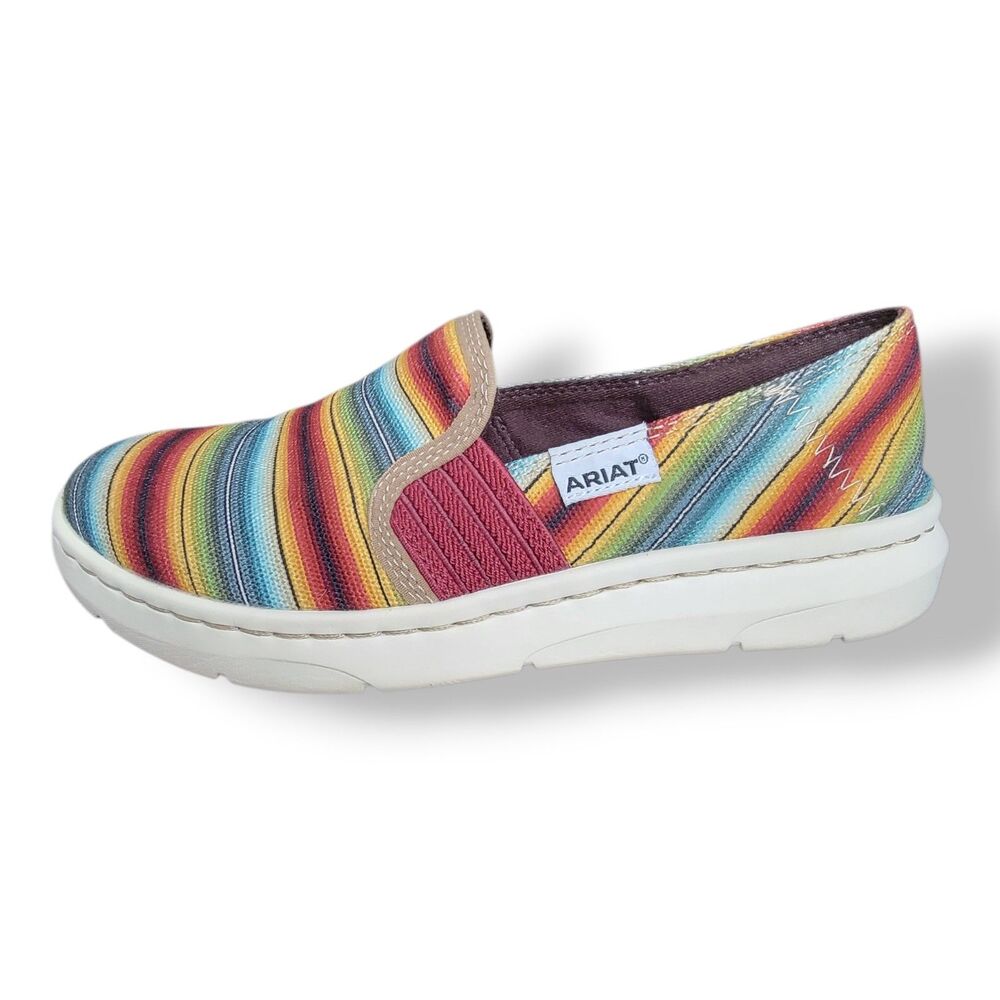Ariat Ryder Old Muted Serape Shoe Women's Loafer Slip On Size 6B Coastal Cowgirl - Picture 7 of 10
